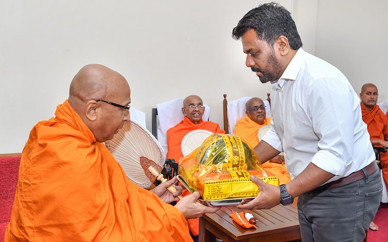  ජනපති අමරපුර මහා නායක හිමියන් බැහැදකි