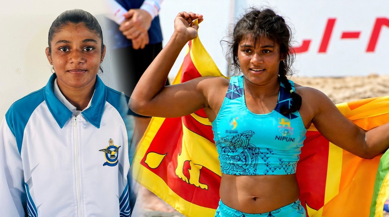  ආසියානු වෙරළ ක්‍රීඩා උළෙලේ ශ්‍රී ලංකාවට පළමු රන් පදක්කම