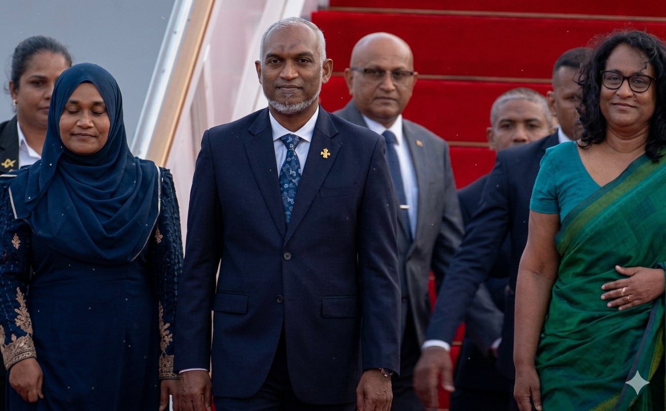 මාලදිවයින් ජනාධිපති දිවයිනට පැමිණේ