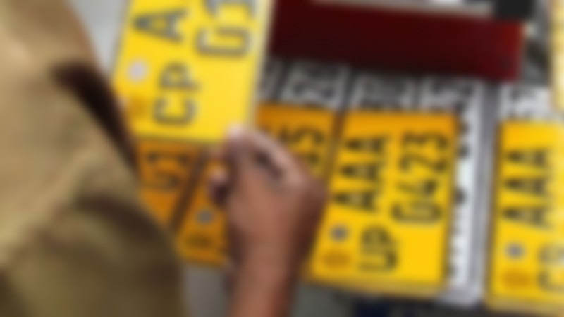 විකෘති අංක තහඩු සහිත වාහනවලට පොලිසියෙන් අනතුරු ඇඟවීමක්