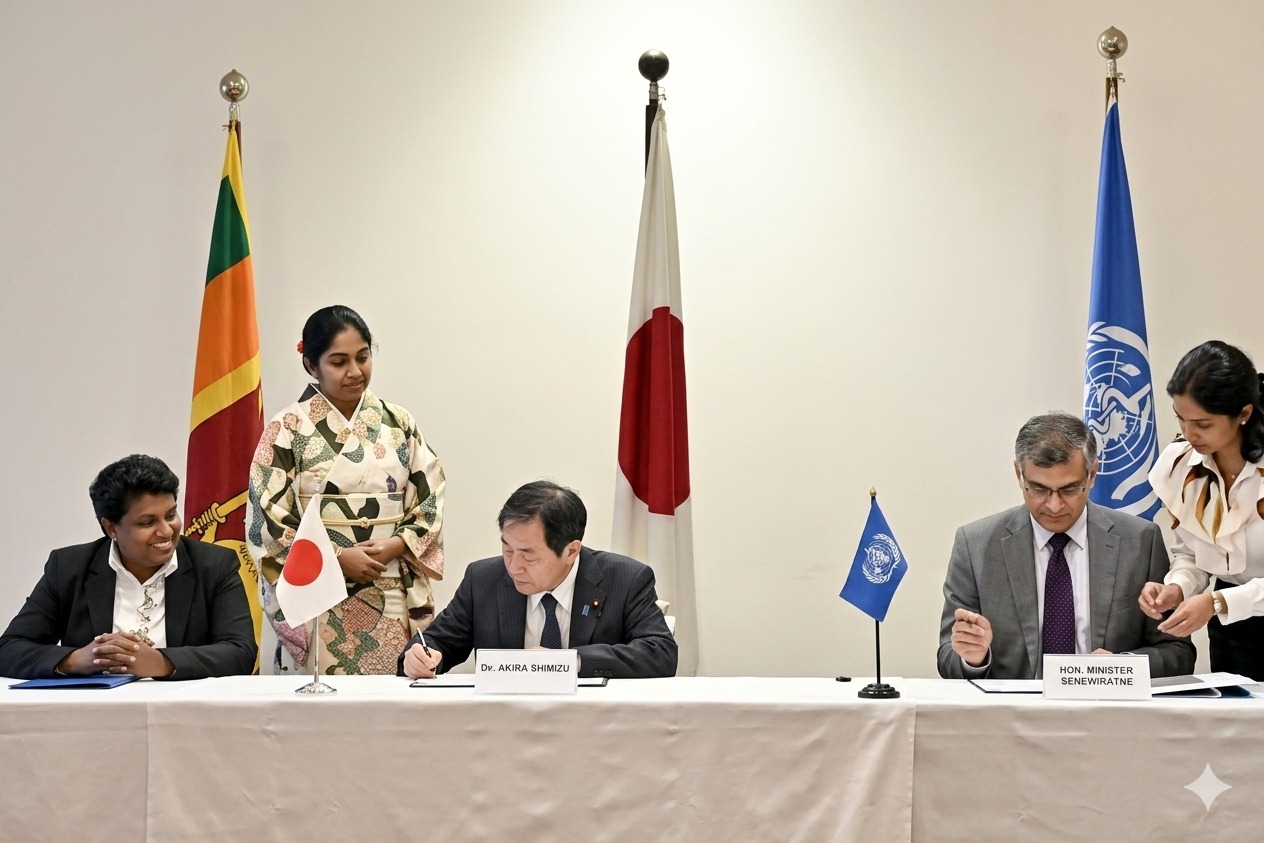 ජපානයෙන් ඩොලර් මිලියන 1.33ක ප්‍රදානයක්