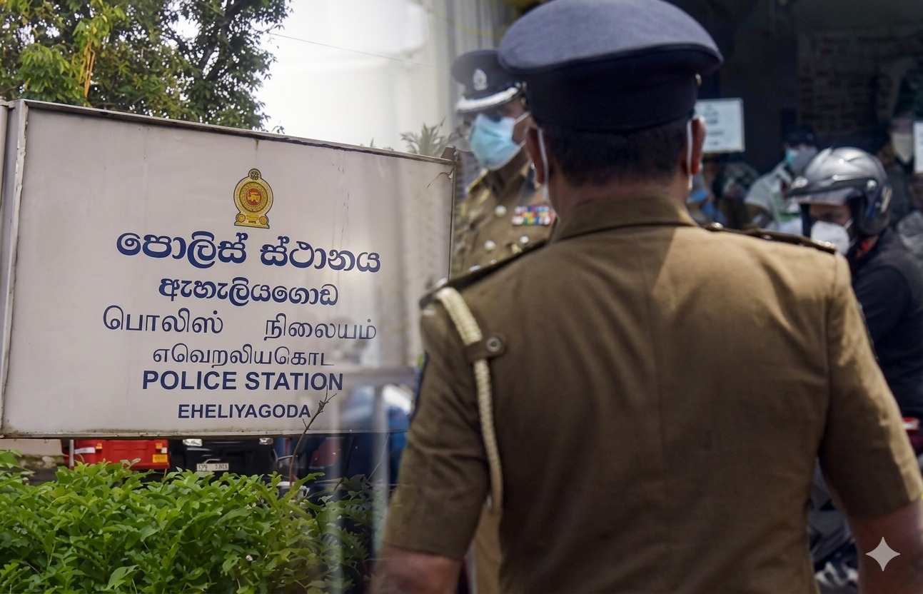 ඇහැලියගොඩ පොලිස් ස්ථානාධිපති අත්අඩංගුවට
